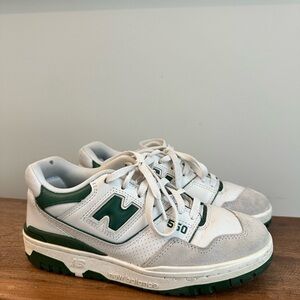 New balance 550 white green
